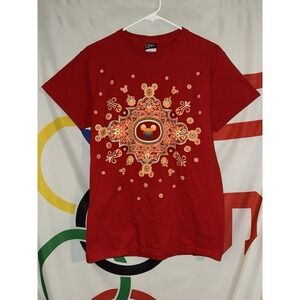 Vintage Mickey Unlimited T Shirt Small Chinese New Year Festive Red Disney